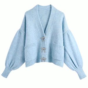 Zara jeweled cardigan size small